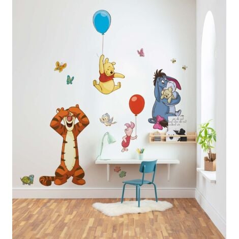 Papier Peint Winnie L’Ourson Ballon | Je Commande ! | Home24