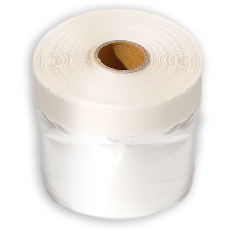 Kombi-Mask Kreppband 55 cm x 20 m  Malerkrepp mit Abdeckfolie creme