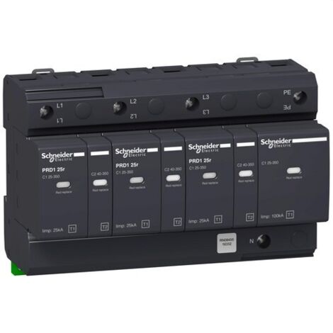 Kombiableiter PRD1 25R 3P+N TYP1+2 Uc 350V (16332)