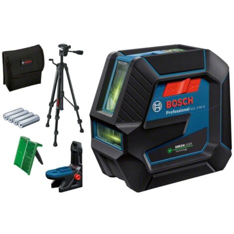 Kombilaser GCL 2-50 G Green incl. Tripod BT 150 & Zuhhör