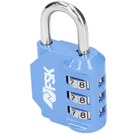 Kombinationsschloss Ferrestock Blau 30 mm (23 mm)