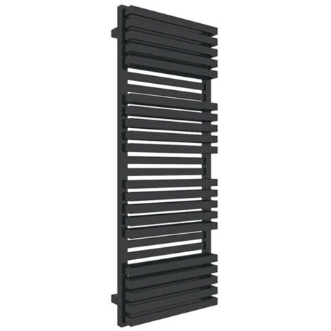 Kombinierter Heizkörper in Schwarz - (HxL) 1185x600 mm - 1200 Watts - 1071 Watt - QUA1185-600BSOAZ1N