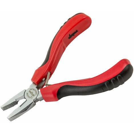 Kombizange 115 mm CR-V Zange gerade Flachrundzange Flachtange Seitenschneider