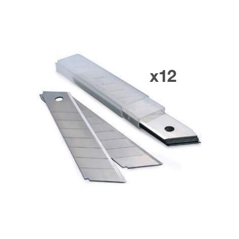 KOMBO - Set 12 lame di ricambio universali per taglierino