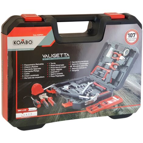 KOMBO VALIGETTA KIT DEI PROFESSIONISTI 107 PEZZI