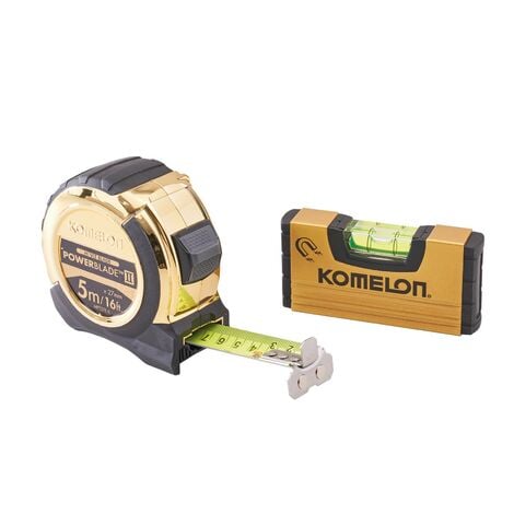 Komelon - Stick Flat Tape Measure 1m (Width 13mm) (Metric only)