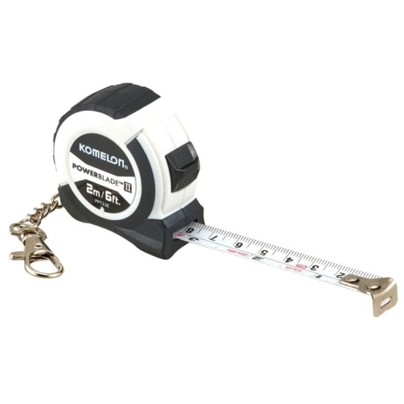 Komelon PowerBlade™ II Pocket Key Ring Tape 2m/6ft (Width 13mm) KOM2MKRT