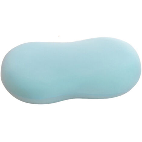 Komfortables Memory-Schaum-Kissen, ergonomische Nackenstütze, langsam zurückfederndes blaues Kissen für Zuhause
