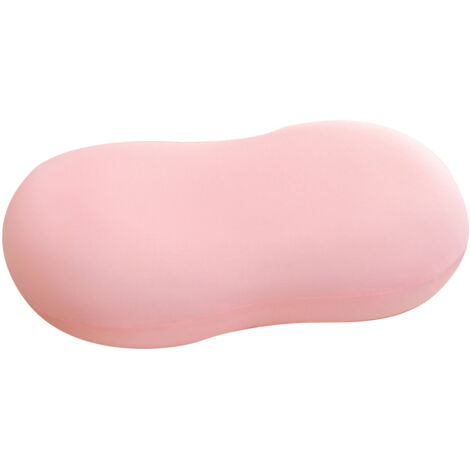 Komfortables Memory-Schaum-Kissen, ergonomische Nackenstütze, rosafarbenes Kissen mit langsamer Rückstellkraft für Zuhause