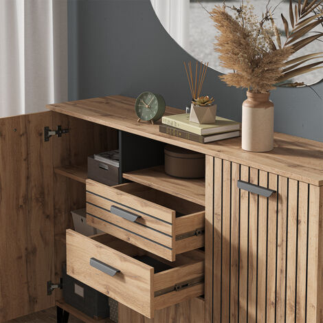 Kommode Amber, Braun, 150 x 100 cm, Vicco