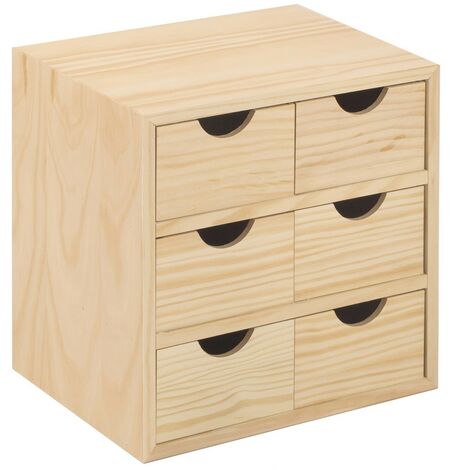 Kommode aus roher Kiefer cm 28 x 20 x 28 h