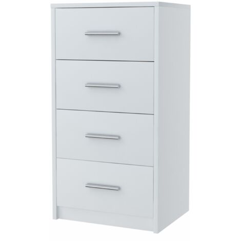Kommode BODO 4S WEISS 40cm Regalschubladen