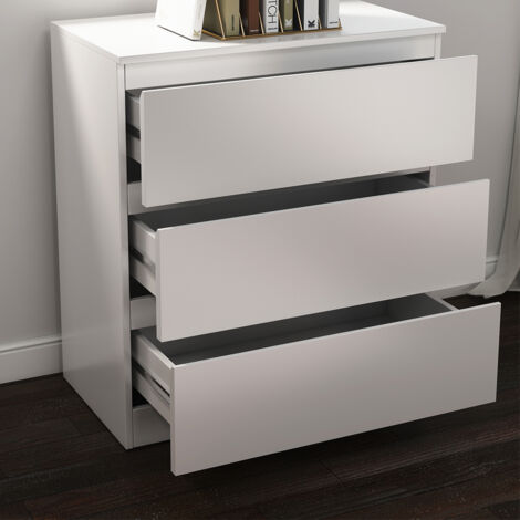 Kommode Calisto, Weiß, 70 x 78.5 cm, Vicco