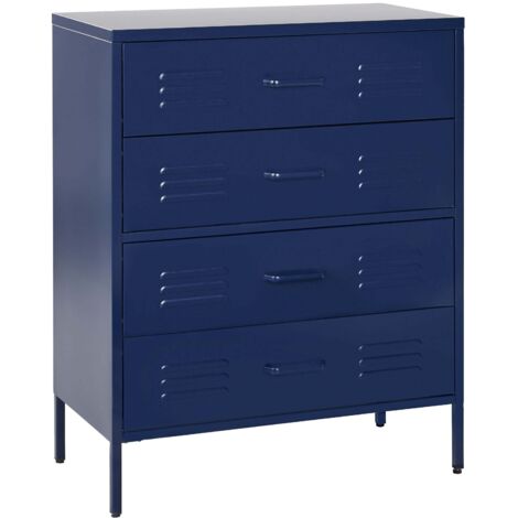 Kommode ENAGO Metall Marineblau