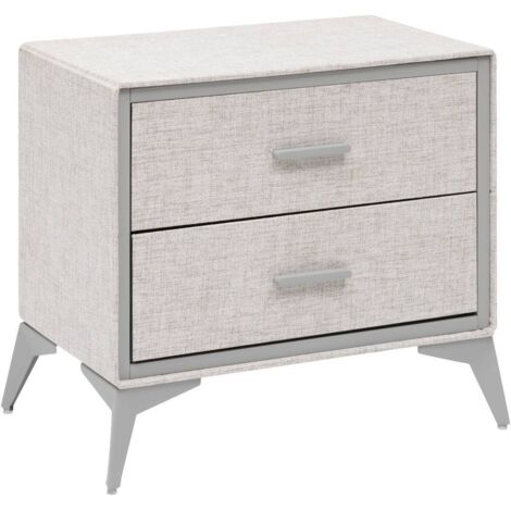 Kommode mit 2 schubladen granit grau - 5five