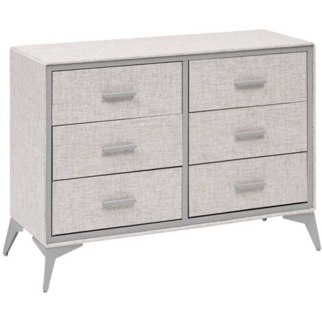 Kommode mit 6 schubladen granit grau - 5five