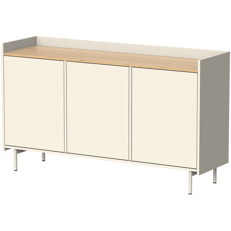 Kommode Velina, Creme, 140 X 82 Cm Mit 6 Fächern, Vicco