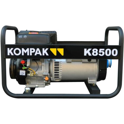 KOMPAK Groupe électrogène essence K8500 LINZ, monophasé