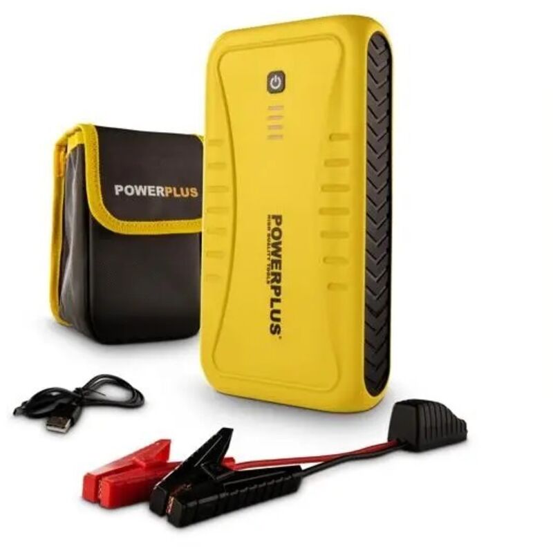 PowerPlus Kompakter & Tragbarer Starter 12vdc Intensität 500a 7500mah Powx4251