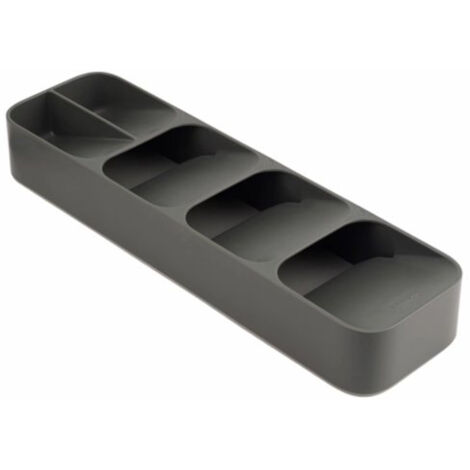 Kompakter Besteckkasten deJosephJoseph Joseph Duo, zur Optimierung el des Platzes in der Schublade, kompaktes Design, langlebige Materialien, einfache deReinigung, schneller Zugriff auf Utensilien.