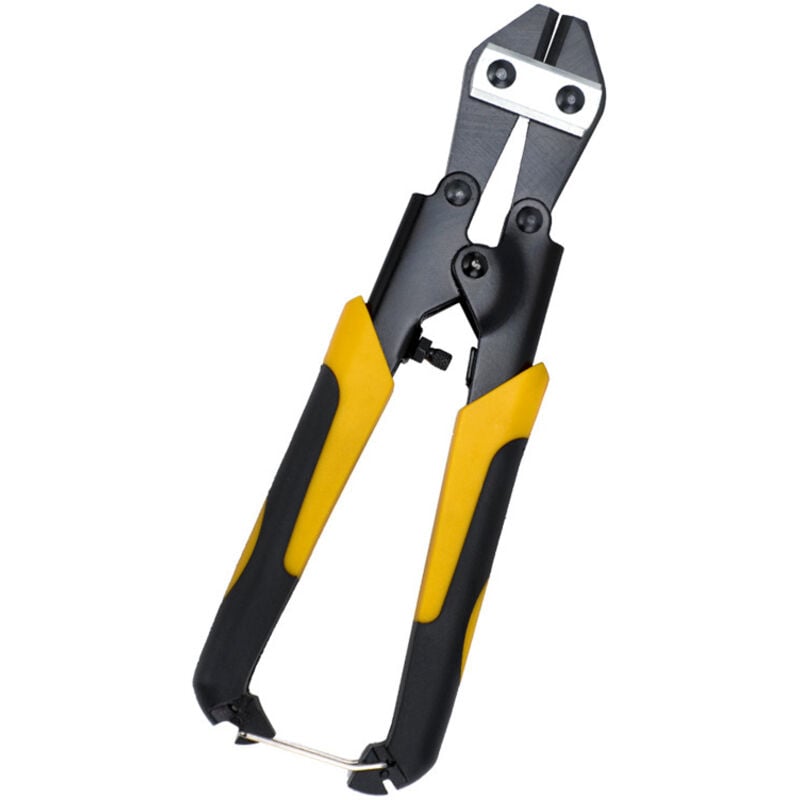 Image of Kompakter Bolzenschneider aus Chrom-Vanadium-Stahl mit verstärkten Gummibacken 220 mm 8 Zoll