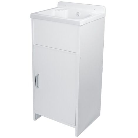 Kompaktwaschanlage aus PVC Weiss 42x34 cm mod. Rocco