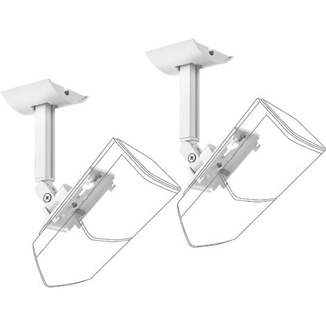 Kompatibel mit Bose UB-20 II/Bose Cinemate Lifestyle Wandhalterung, Bose UB-20 II/Bose Cinemate Lifestyle Ständerhalterung Zubehör, Lautsprecherzubehör Rack (Weiß) 2 Stück
