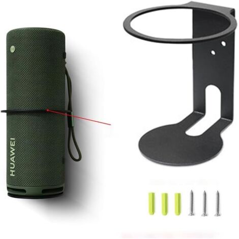 Kompatibel mit der Huawei Sound Joy Wandhalterung, dem Huawei Sound Joy Ständer mit integriertem Kabelmanagement und dem Zubehör-Rack für Smart-Home-Lautsprecher (Huawei Sound Joy, Schwarz), 1 Stück