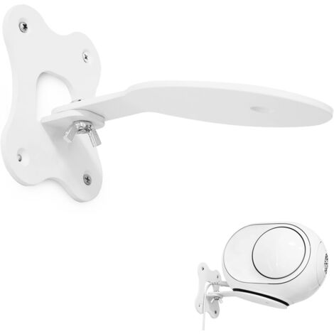 Kompatibel mit Devialet Phantom II 98 dB Bluetooth-Lautsprecherhalterung, Devialet Phantom II 98 dB Wandhalterung, Phantom II 98 dB Ständer, Phantom II 98 dB Metallhalterungszubehör (Weiß), 1 Stück