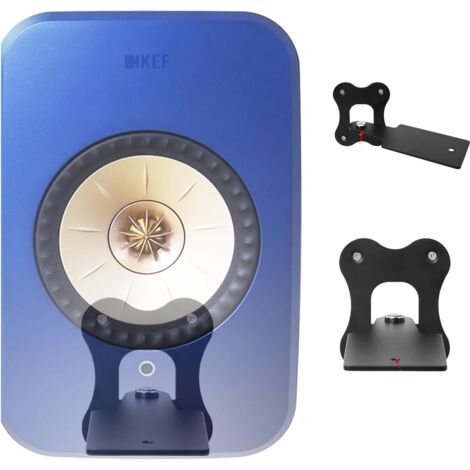 Kompatibel mit Kef LX II Wireless-Lautsprecherhalterung, Wandhalterung, verstellbarer Winkel, Kef LX II Lautsprecherständer, Zubehör, Rack-Halterung für Heim-Lautsprechersysteme (Schwarz), 1 Stück
