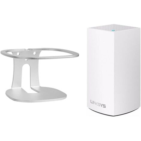 Kompatibel mit Linksys AC3900M Wandhalterung, Linksys AC3900M Ständer, Linksys AC3900M Metallhalterung, Zubehör, Zubehörablage (Silber), 2er-Pack