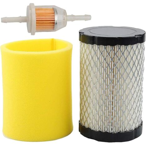 DOLASO Kompatibel mit Luftfilter 796031 und Vorfilter für Tondeuse Briggs Stratton 591334 594201 797704 John Deere MIU14395 MIU13038 Husqvarna YTA24V48 YTH18542 YTH2348 YTA22V46 YTH24V54 Z246 Z254
