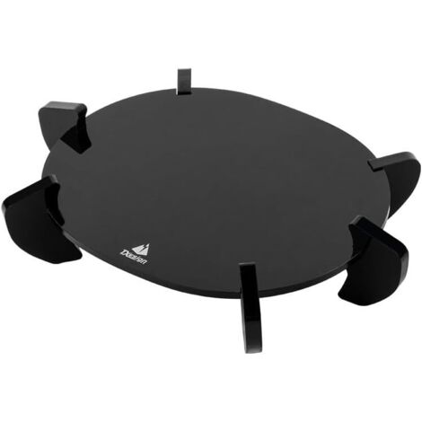 Kompatibel mit Sonos Move Halterung, Tischhalterung, Sonos Move Ständerzubehör mit integriertem Kabelmanagement, Smart Home Lautsprecherzubehör-Rack (Sonos Move, Schwarz) 1 Stück