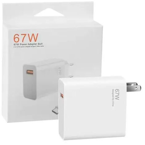 Kompatibel mit Xiaomis europäischem Standard 67W PD Schnellladefunktion, universelles Schnellladen für Mobiltelefone und Tablets, inklusive Datenkabel.