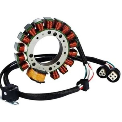 [Kompatibel mit Yamaha] Magneto-Statorspule passend für YAMAHA YFM600 Grizzly 1998 Generator OE4WV-85510, Zündspule für Quad/SSV