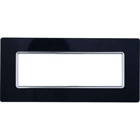 Kompatible Abdeckrahmen Bticino Matix 6 module Glas Dunkle Bronze Farbe