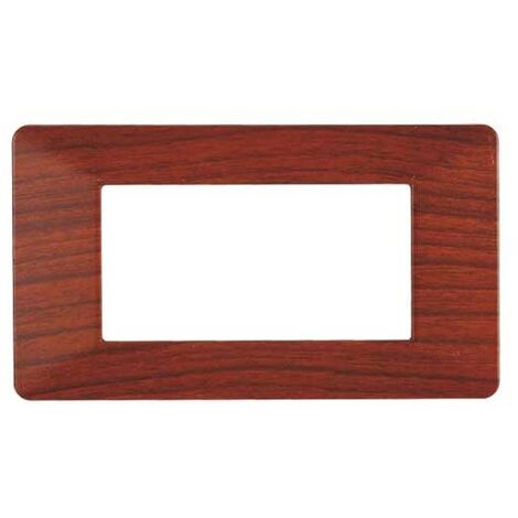 Kompatible Abdeckrahmen Vimar Plana 4 module kunststoff radica farbe Ettroit EV83403