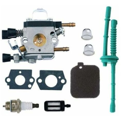 kompatibler Vergaser-Reparatursatz, kompletter Ersatz für Stihl BG45, BG46, BG55, BG65 und BG85 Laubbläser, mit Luftfilter und Zündkerze