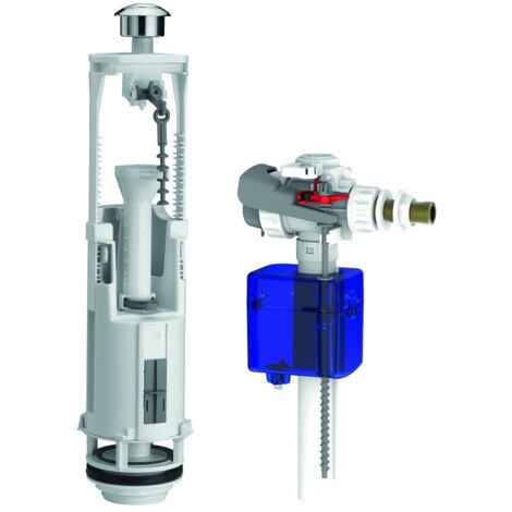 Komplett flächenbündig mit Doppeltasterhalter optima S/ Aquastop SIAMP Siamp