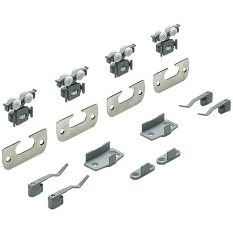 HETTICH Komplett-Set Top Line 110 für 2 Schiebetüren a max. 20 kg