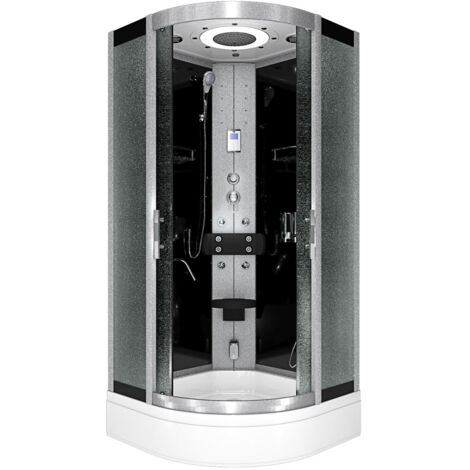 Komplettdusche Duschkabine Fertigdusche Dusche D58-63M0 100x100 cm ohne 2K Scheiben Versiegelung