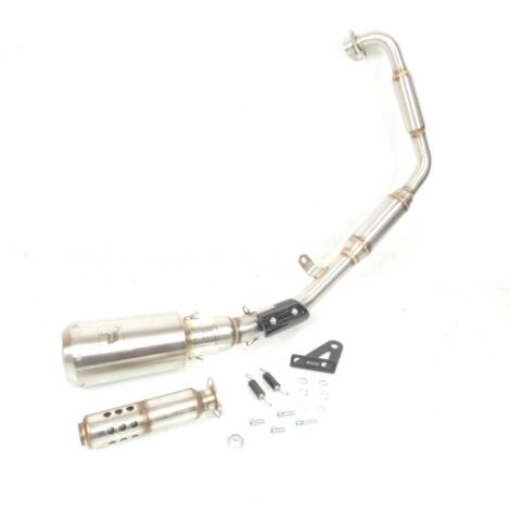komplette auspuffanlage mk2 edelstahl ixrace für motorrad zontes