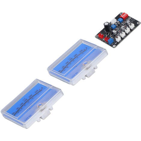 Komplettes DIY-VU-Meter-Set, ABS, Schallpegelskala, abnehmbare LED-Anzeige für Auto- und Heimmusik
