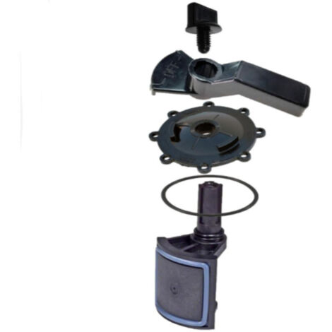 Komplettes Reparaturset für Poolventile: Richtungsventil 4720, Umstellventildeckel 4606, Griff 7433, Umstellventildichtung