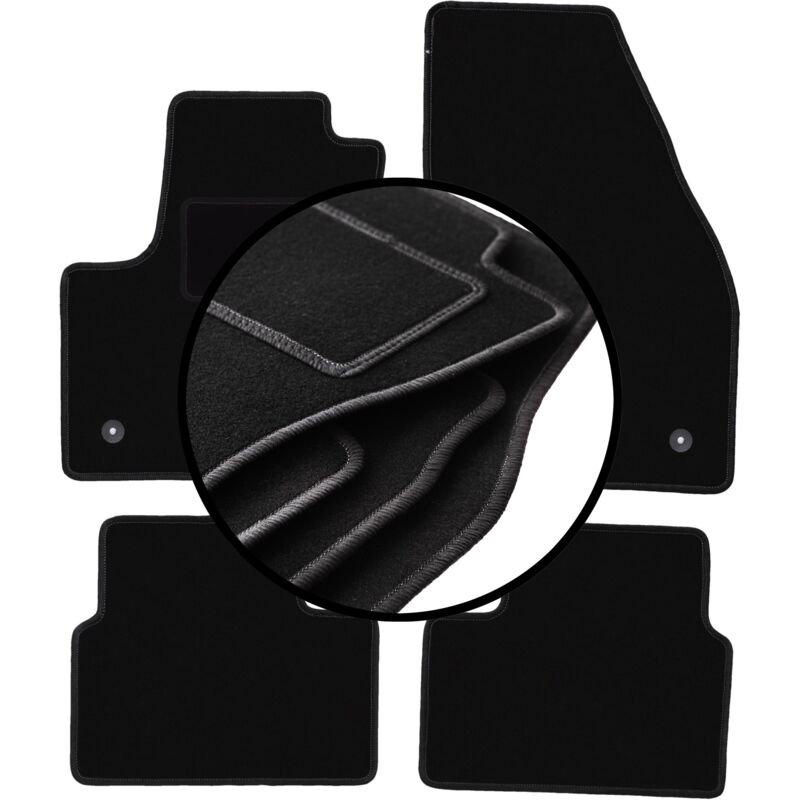 Komplettset Veloursmatten Für, Opel Meriva B Minivan (2010-2017)