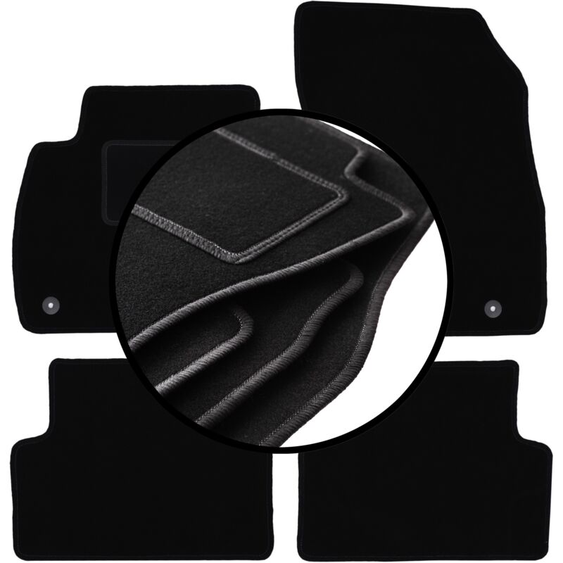 Komplettset Veloursmatten Für, Opel Zafira C Minivan (2012-2018)