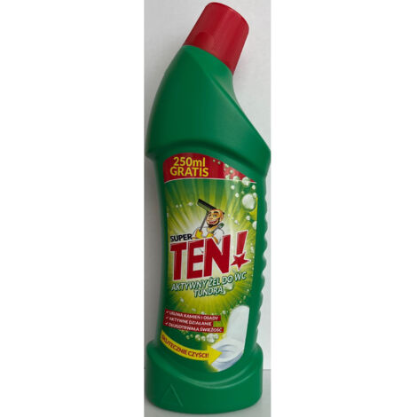 KOMPLEX-TORUS: Super Ten Tundra Toilet Gel - 1L, pulizia attiva ed efficace