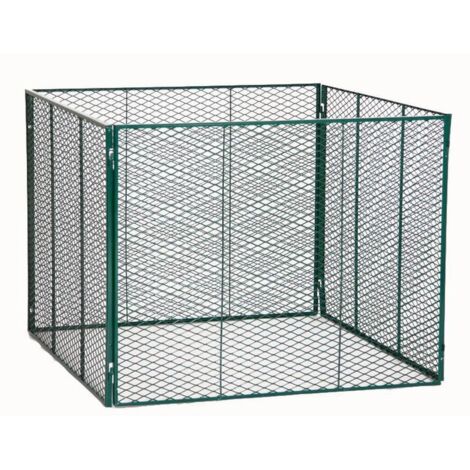 Komposter grün verzinkt 100 x 100 x 80 cm