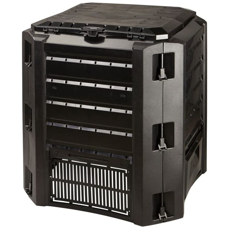Prosperplast Compogreen 220 L Compogreen Kunststoff-komposter In Schwarz, 75, 3 (h) (b) X 61 (t) Cm