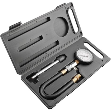 Kompressionsdruckmesser mit Adaptersatz.